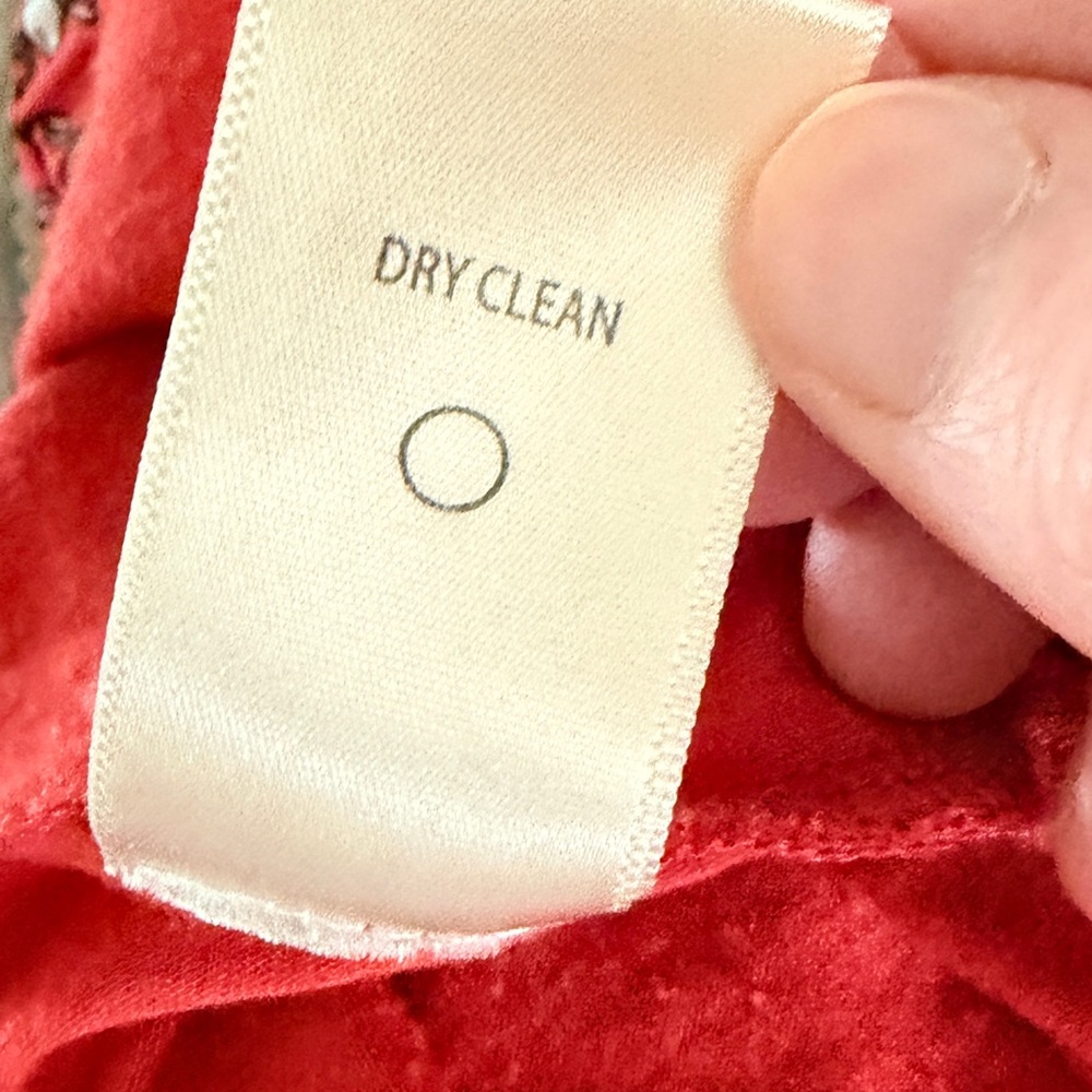 Max Studio Red A-Line Skirt Large - Picture 5 of 6